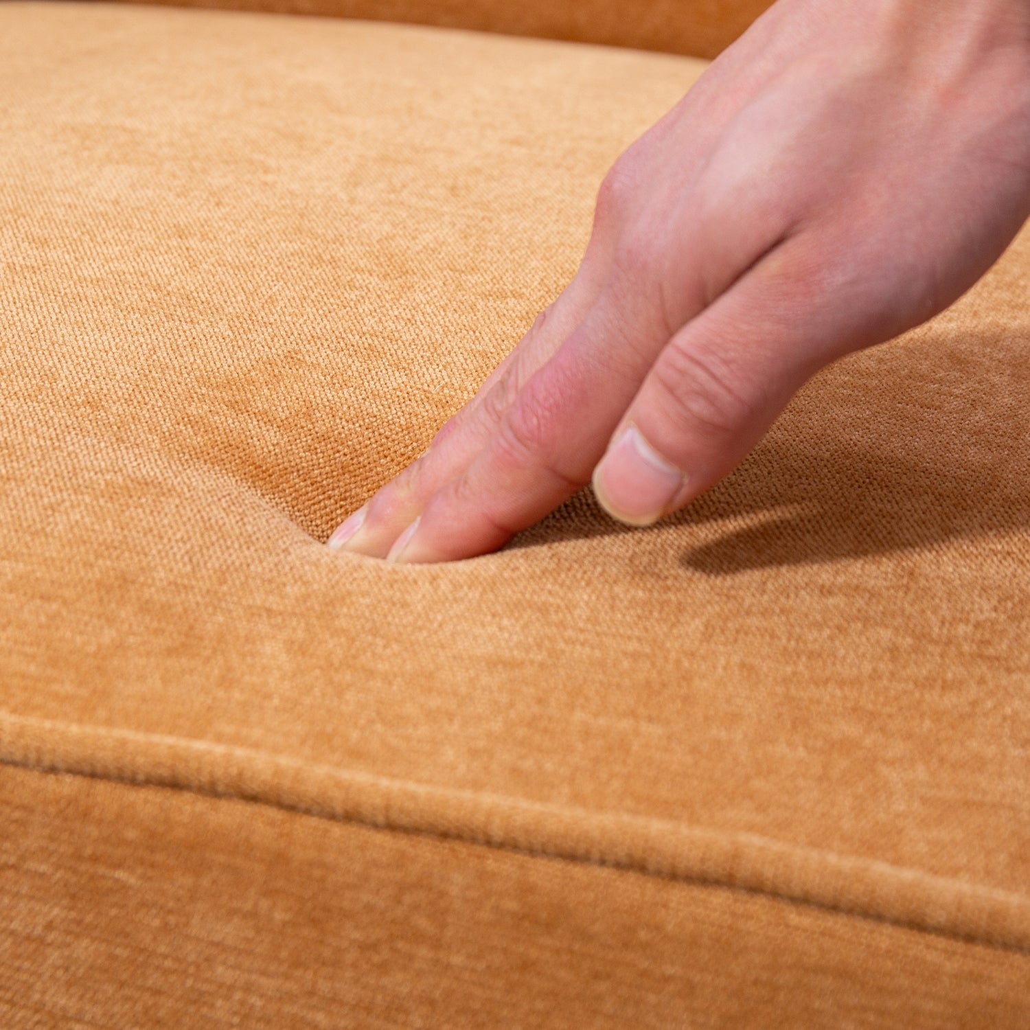 Pefelife Accent Chair Nailhead Chenille Trim Armchair with Wood Legs