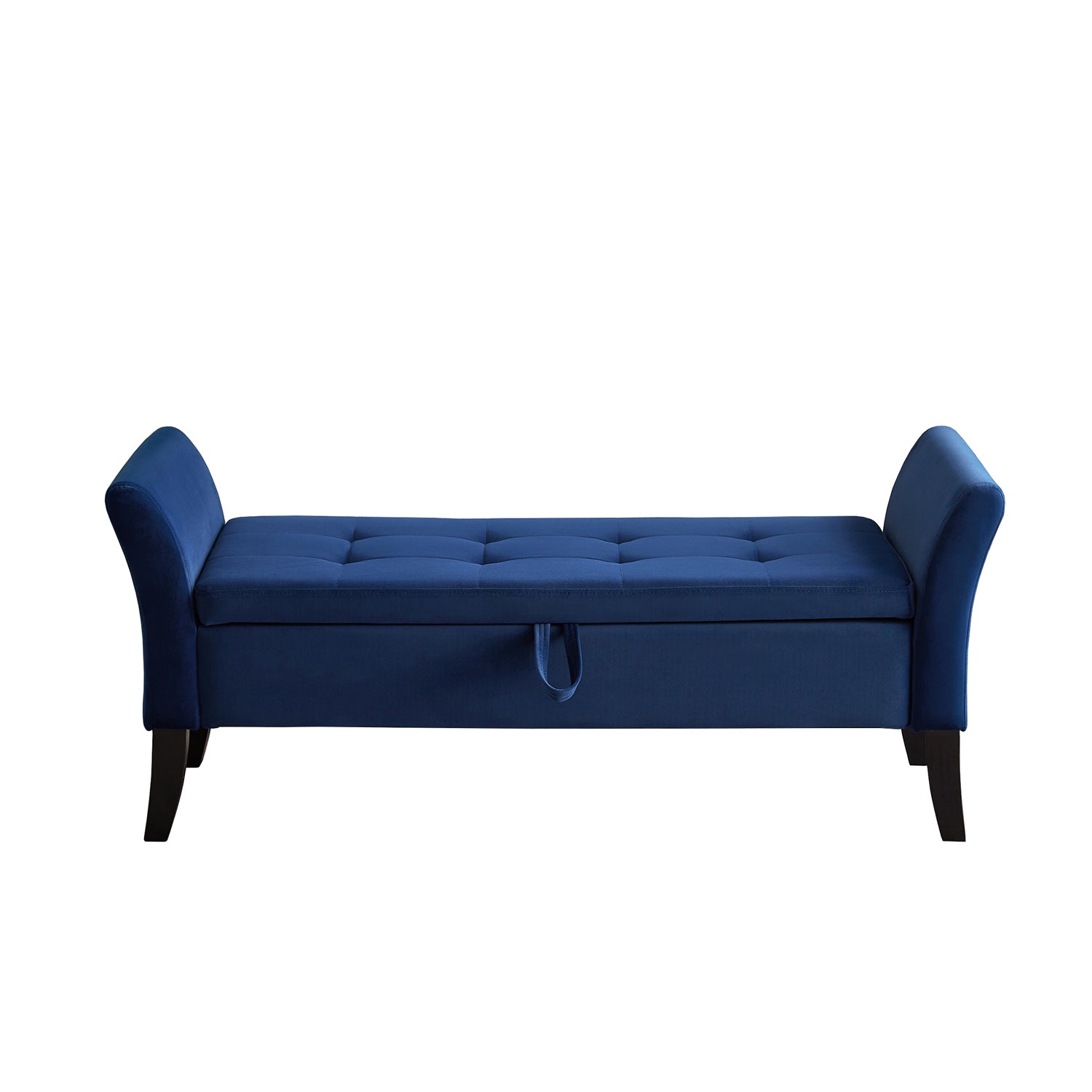 Pefelife 51.5-Inch Velvet Bed Bench with Storage, Elegant Design