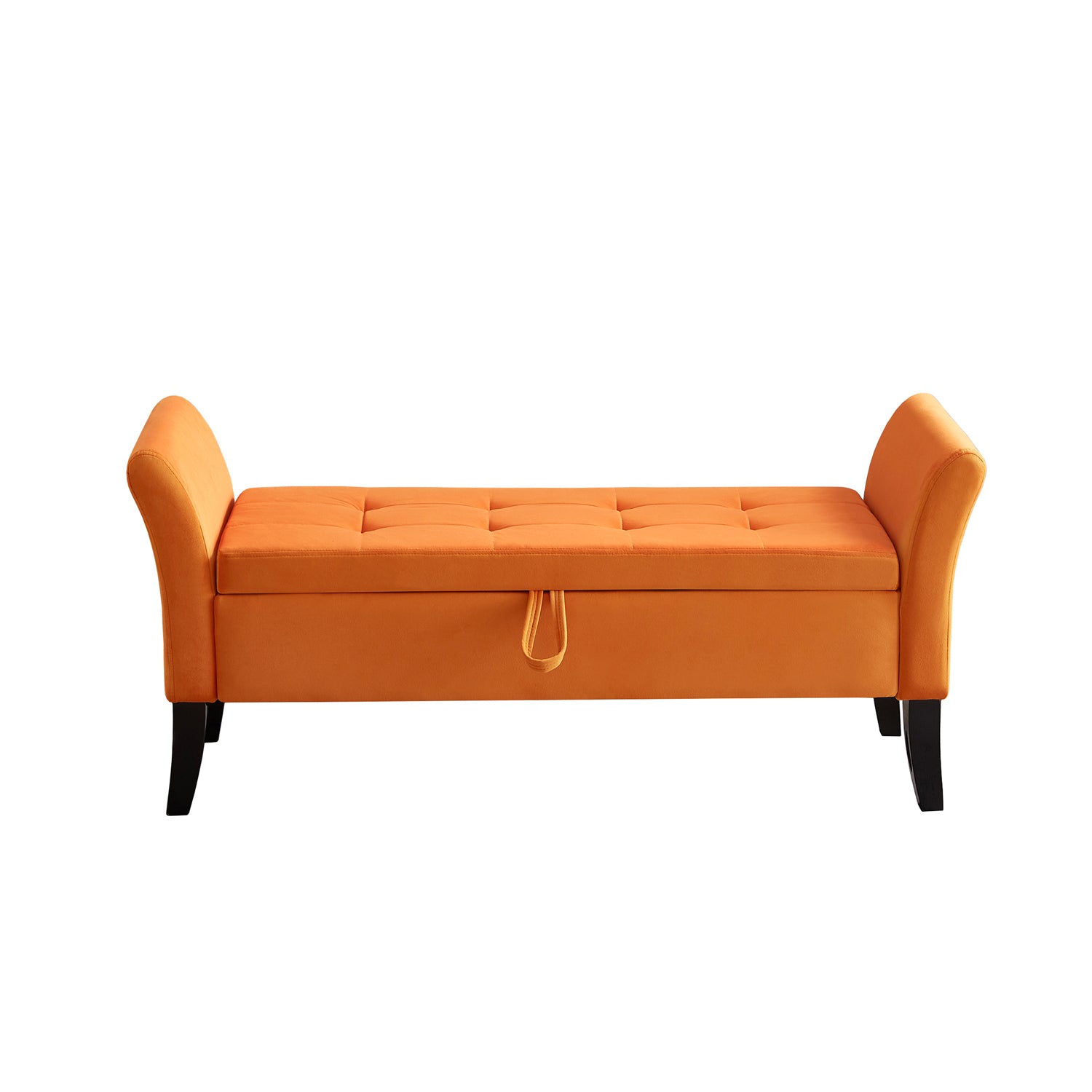 Pefelife 51.5-Inch Velvet Bed Bench with Storage, Elegant Design