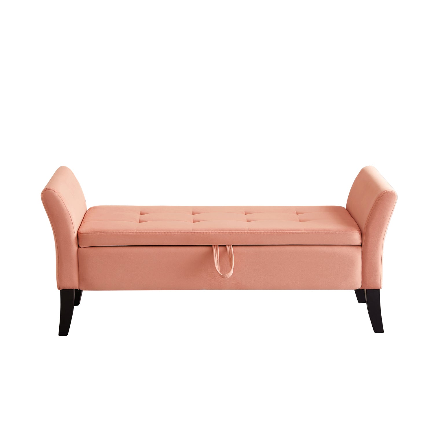 Pefelife 51.5-Inch Velvet Bed Bench with Storage, Elegant Design