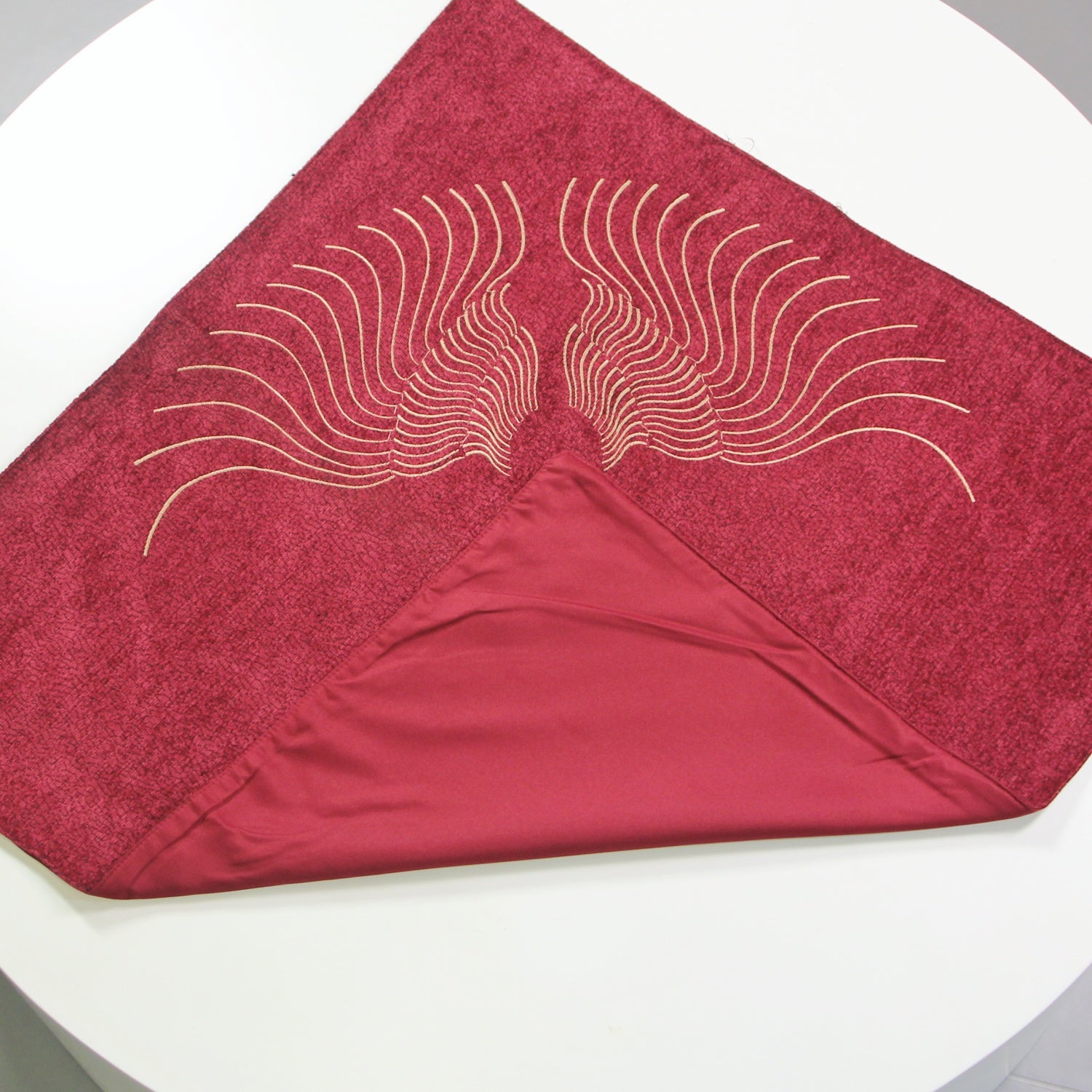 KMB Top Quality Cotton Blended Placemats Embroidered Multi Purpose Coffee Table Cloth 23"*23"