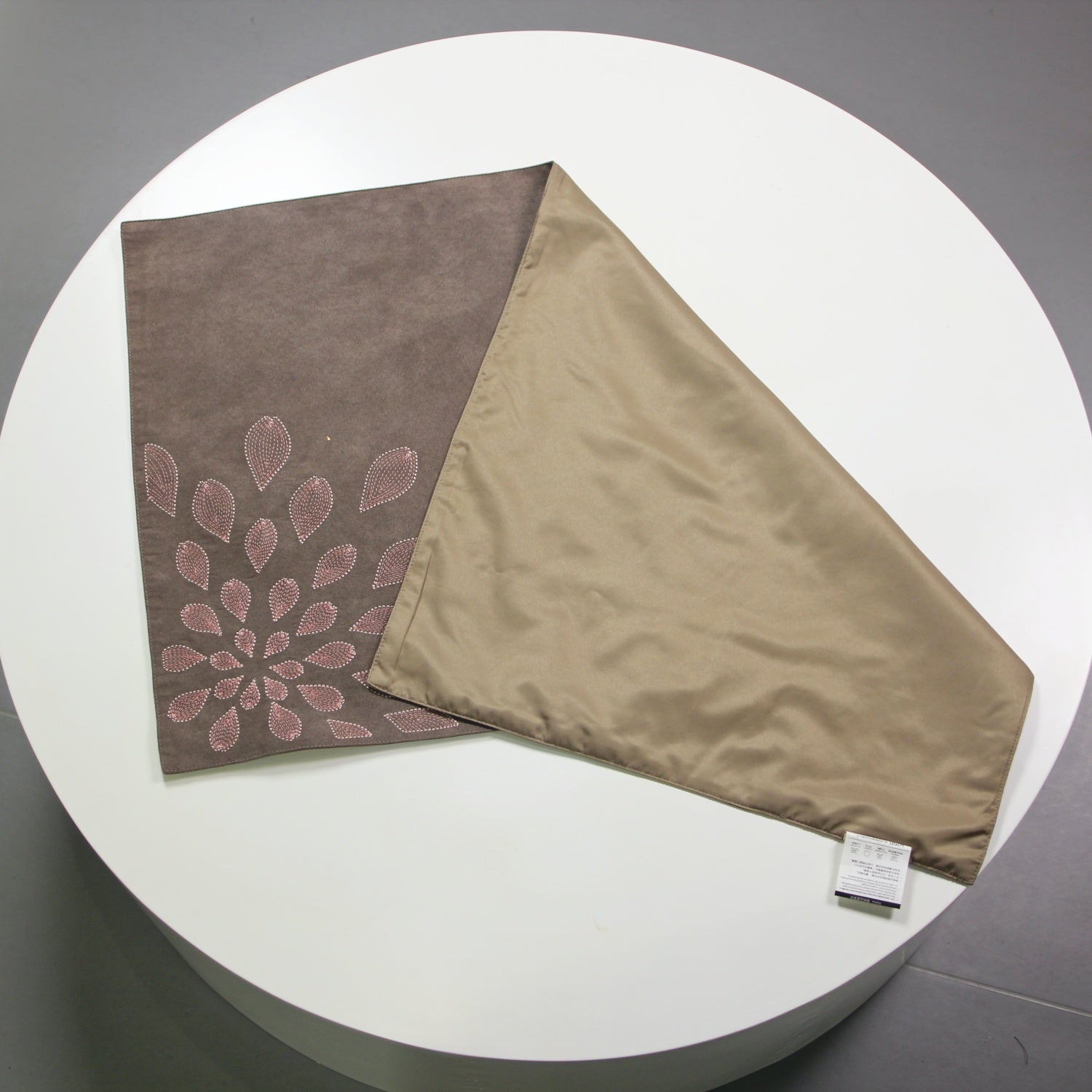 KMB Brown Coffee Table Mat - Heat Resistant Non-Slip Dining Table Mat, Washable Durable Fiber Woven Table Mat
