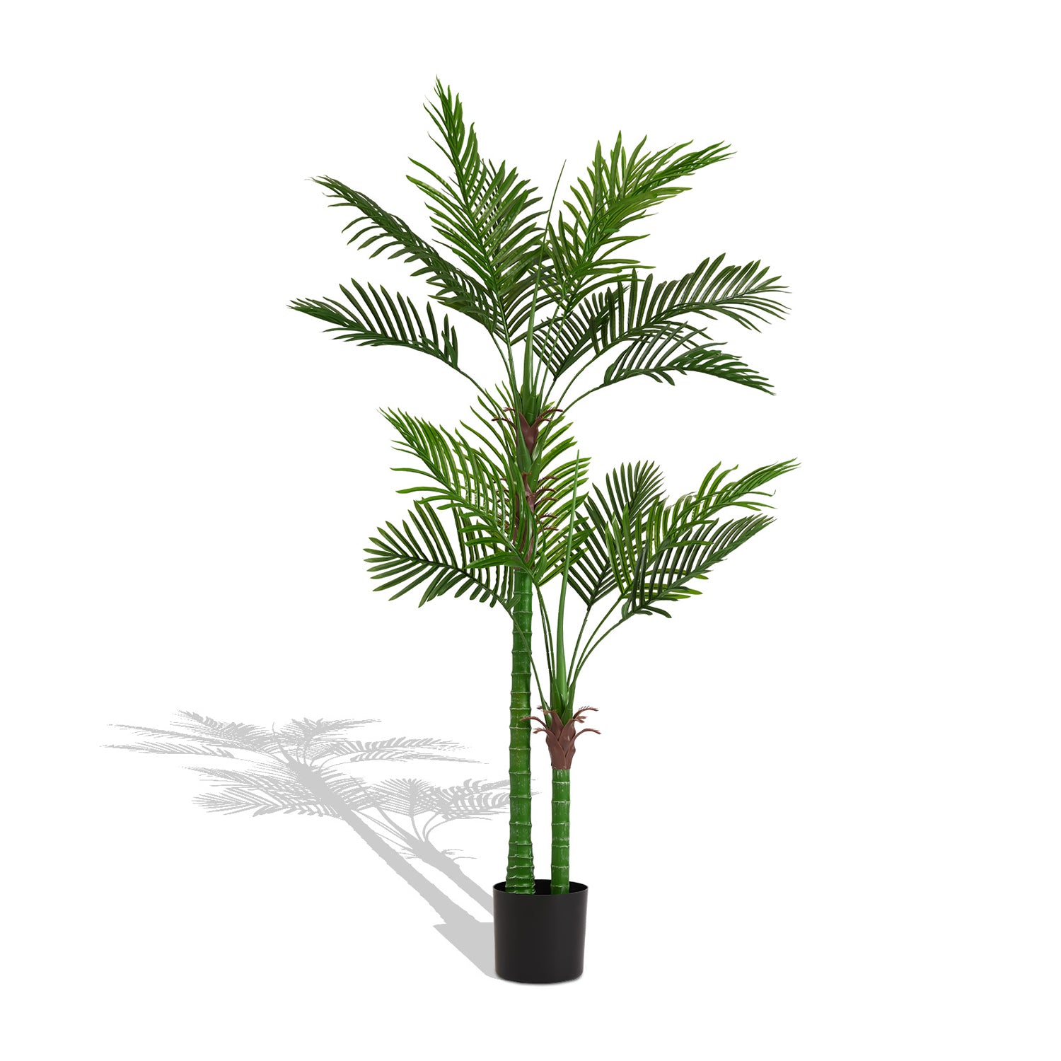 Pefelife Artificial Golden Cane Palm Tree,5FT Tall Fake Plant