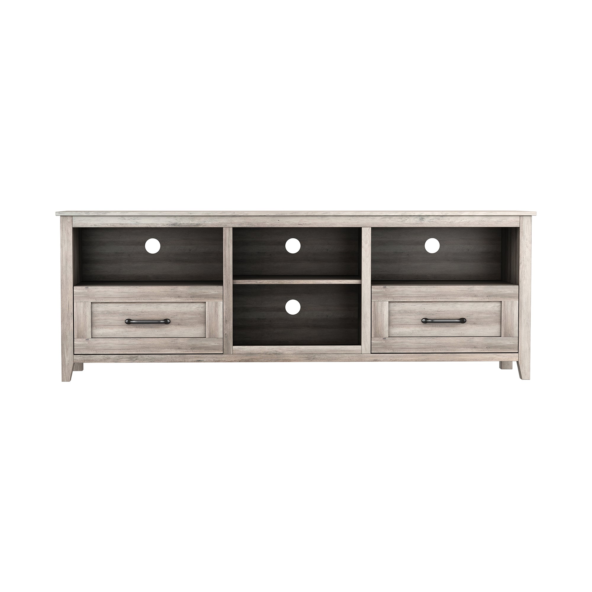 Pefelife 70.08 Inch TV Stand with Ample Storage Space and Sturdy Structure Design
