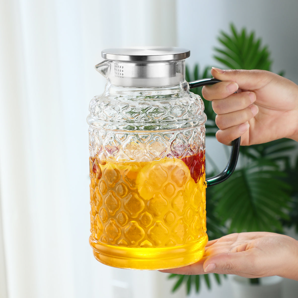 Pefelife 1 Pot with 4 Cups Set, Haitang Cooling Water Kettle