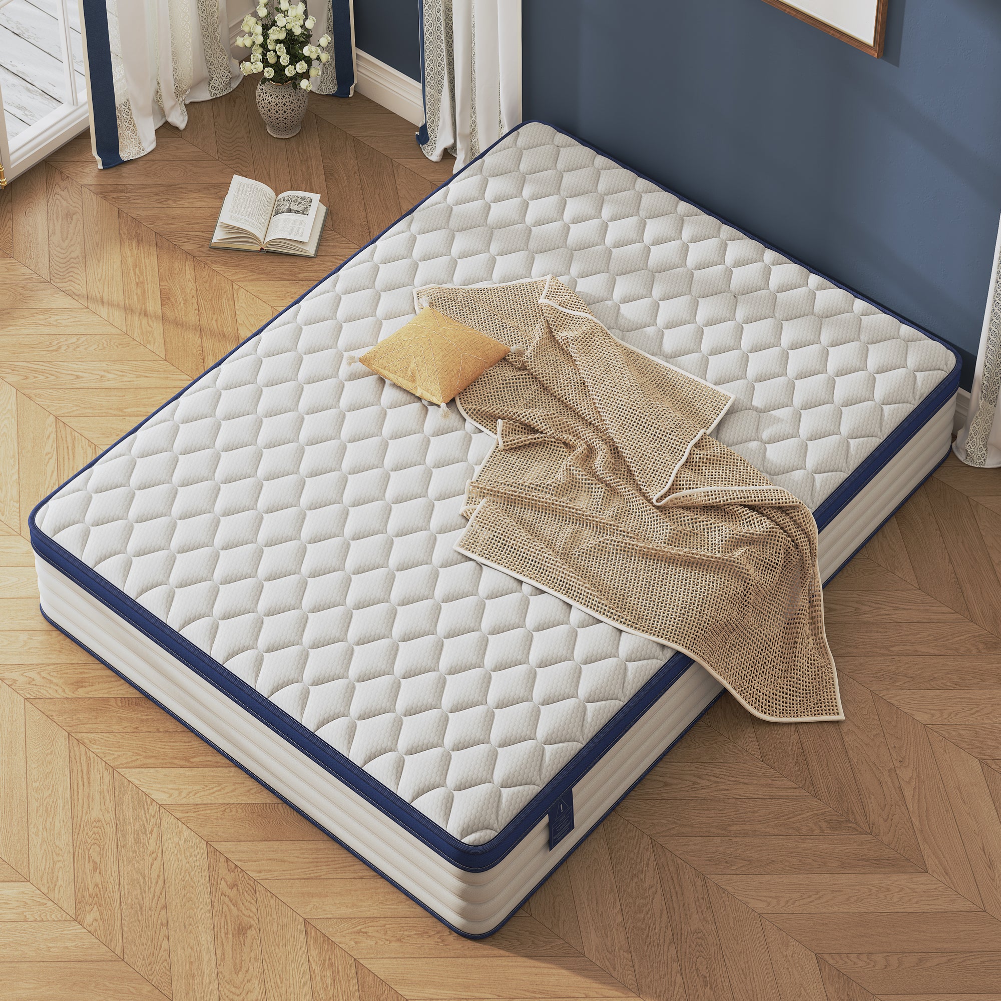 Pefelife Mattress, New Memory Foam & Individually Pocket Springs