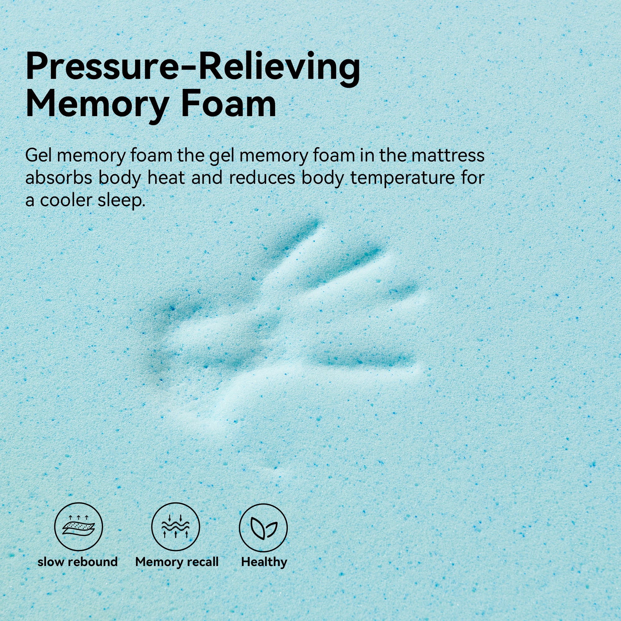 Pefelife Mattress, New Memory Foam & Individually Pocket Springs