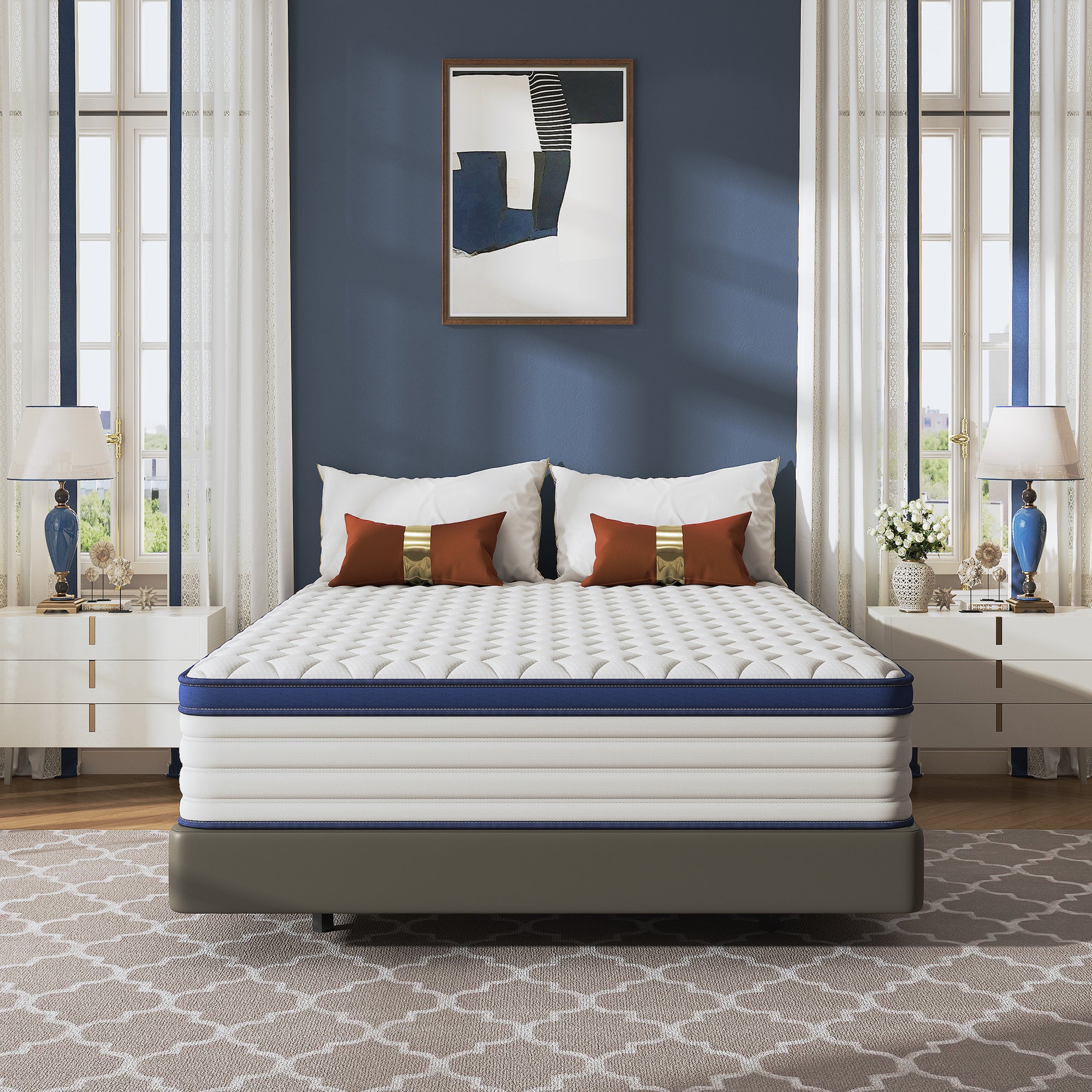 Pefelife Mattress, New Memory Foam & Individually Pocket Springs