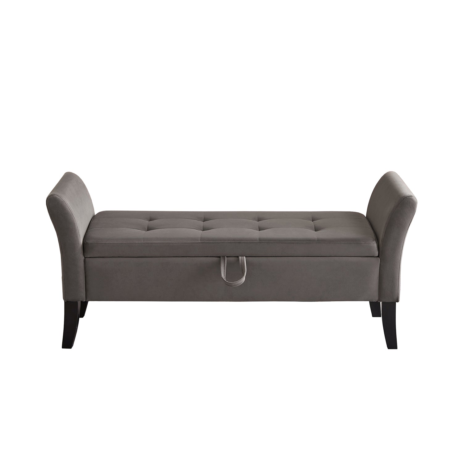 Pefelife 51.5-Inch Velvet Bed Bench with Storage, Elegant Design