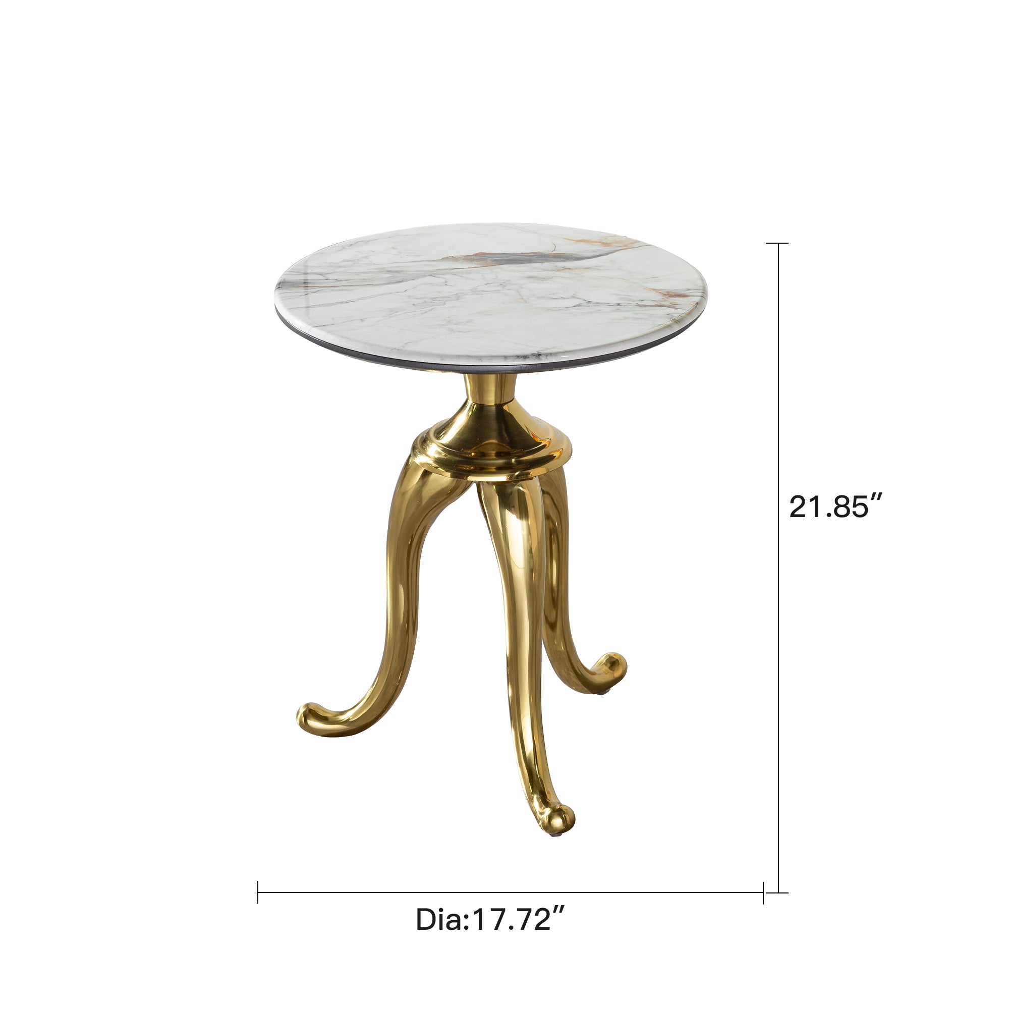 Pefelife Living Room Small Coffee Table Bed Table Side Table