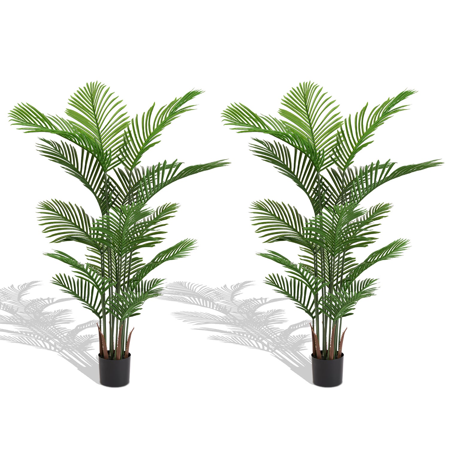 Pefelife Artificial Tropical Palm Tree, 2 pcs/set