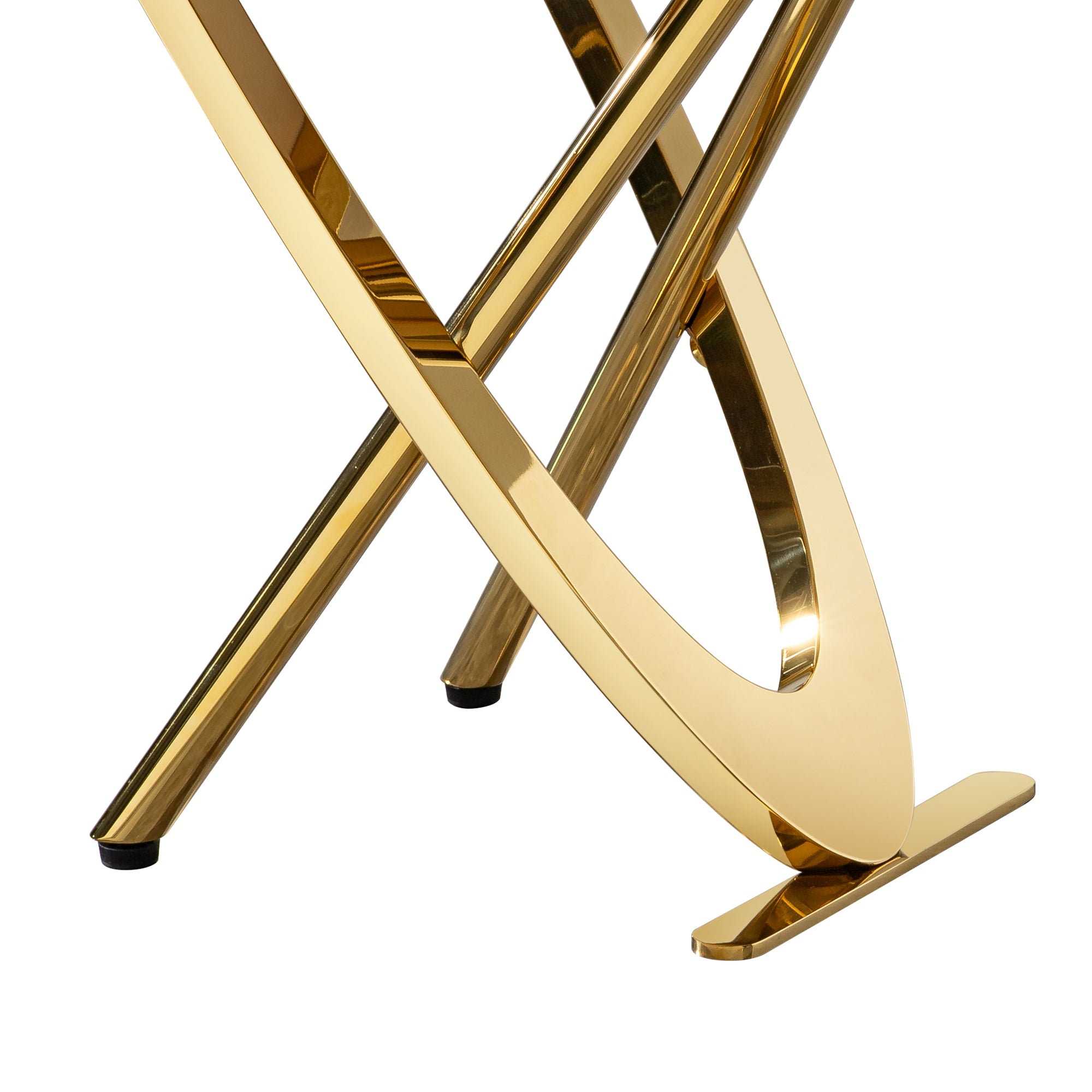 Pefelife Square Living Room Side Tables with Faux Marble Top