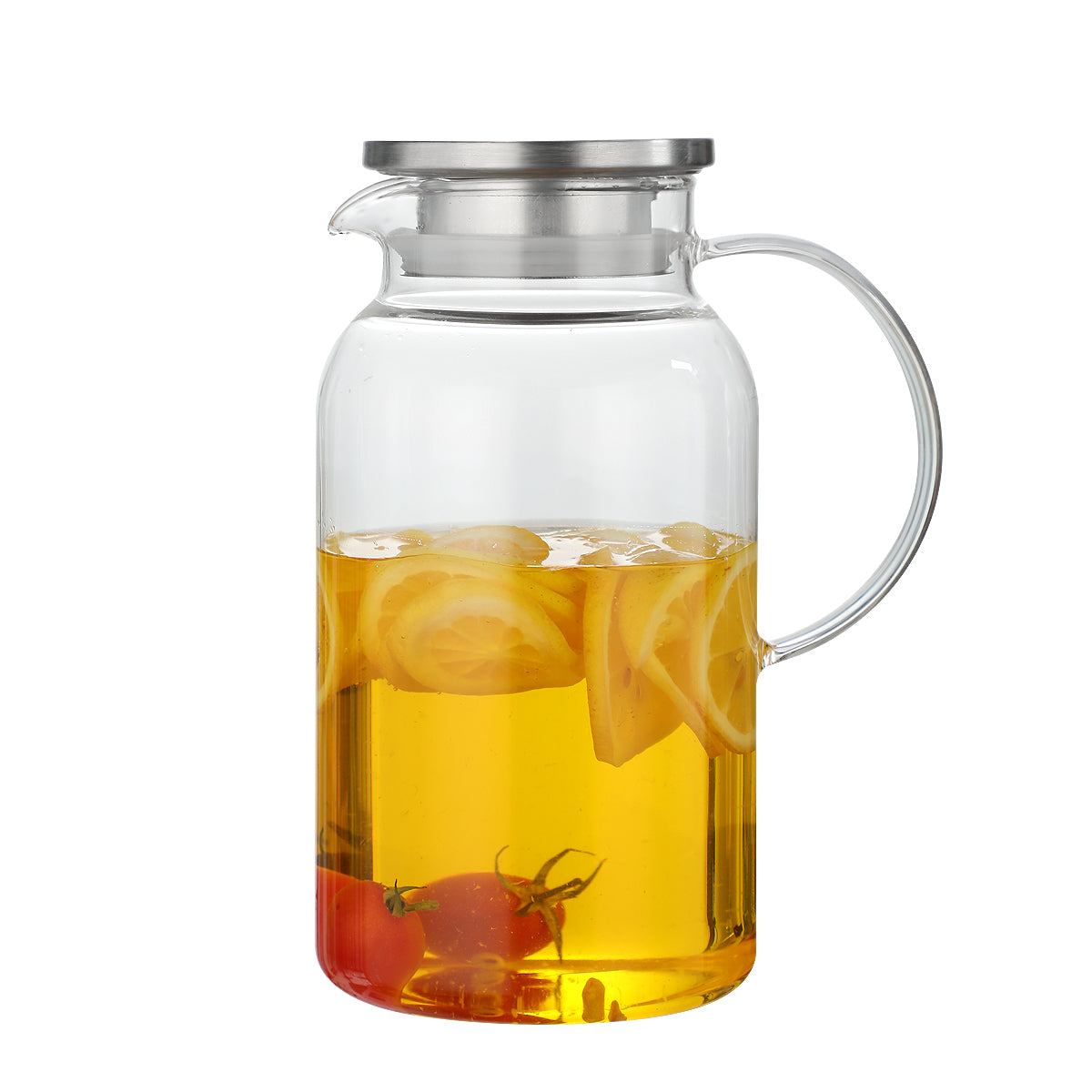 Pefelife 1 Pot with 4 Cups Glass Water Jug Heat Resistant Glass