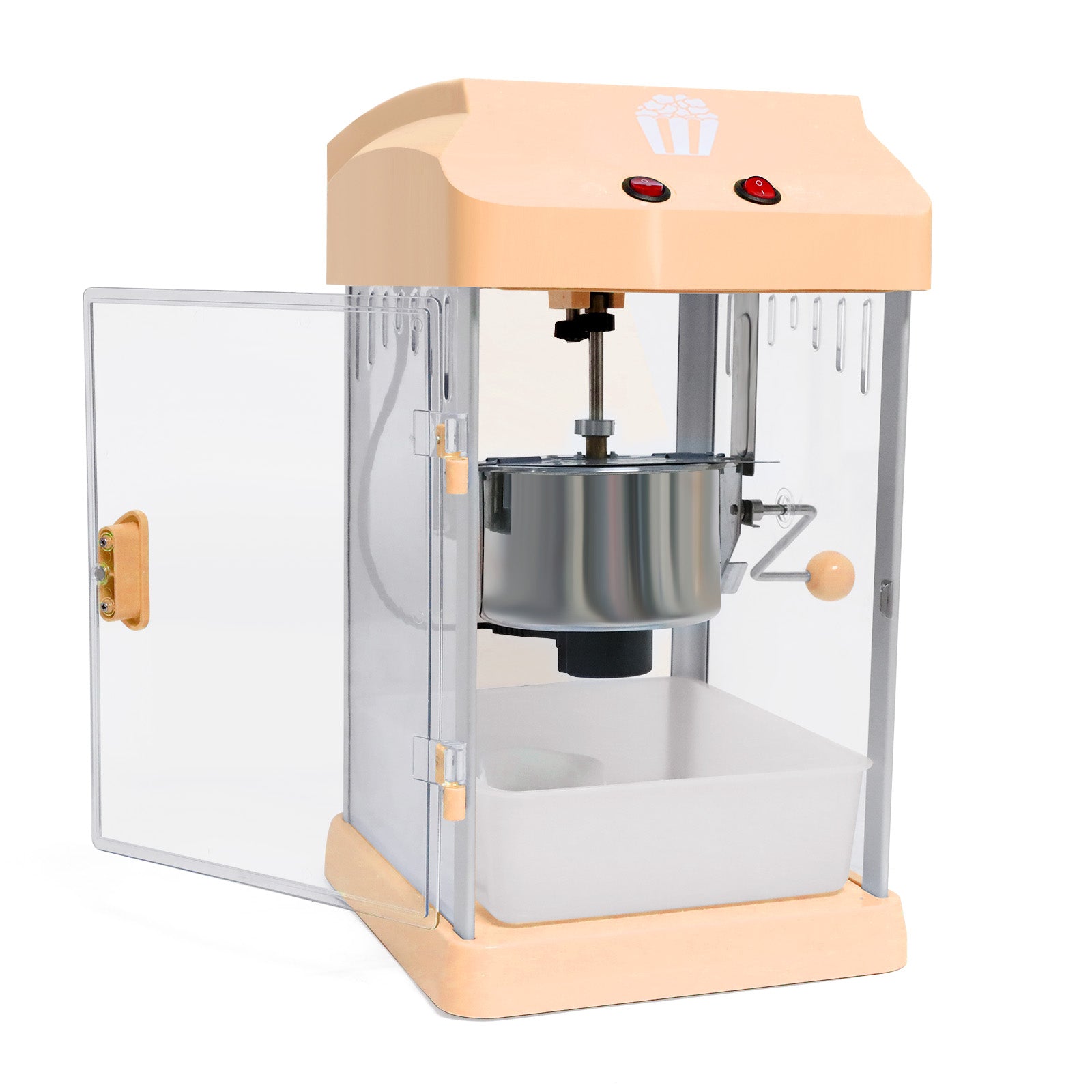Pefelife Popcorn Machine Countertop Popcorn Maker Glass Popcorn Popper