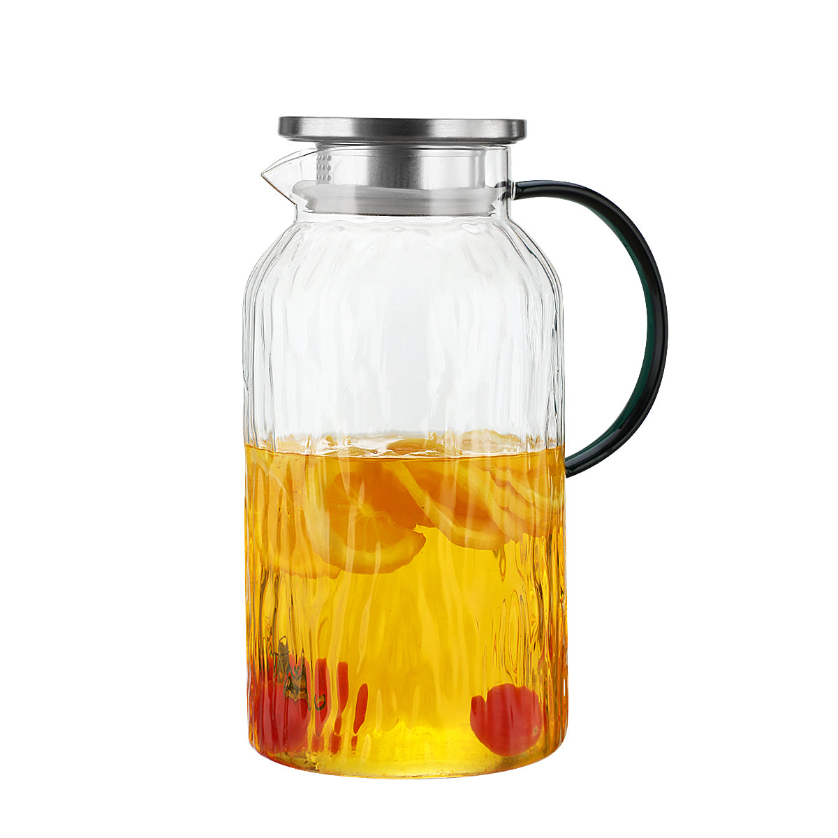 Pefelife 1 Pot with 4 Cups Glass Water Jug Heat Tree Pattern Pot