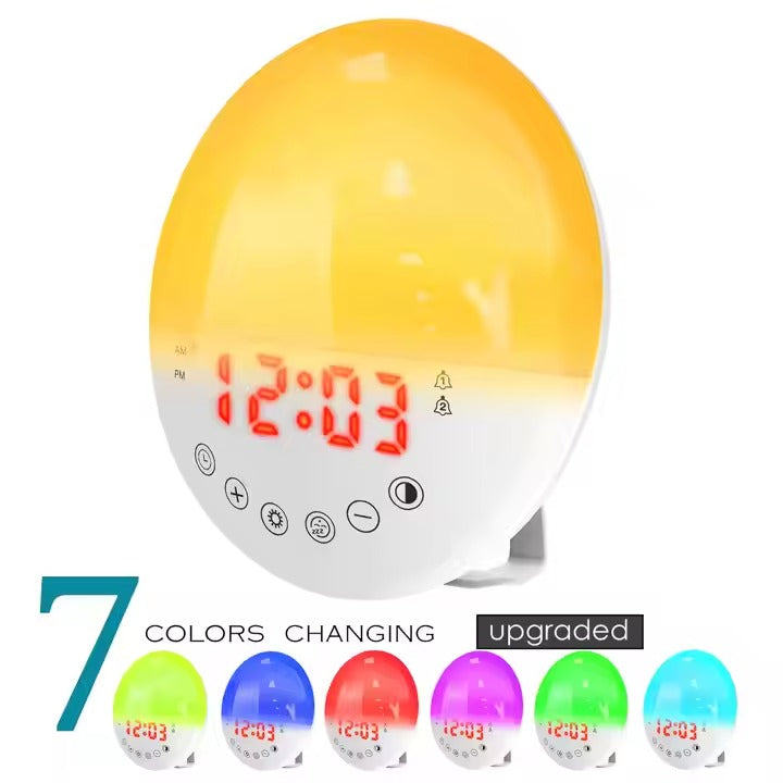 Pefelife Popular Natural Light Alarm Halloween Wake Up Light